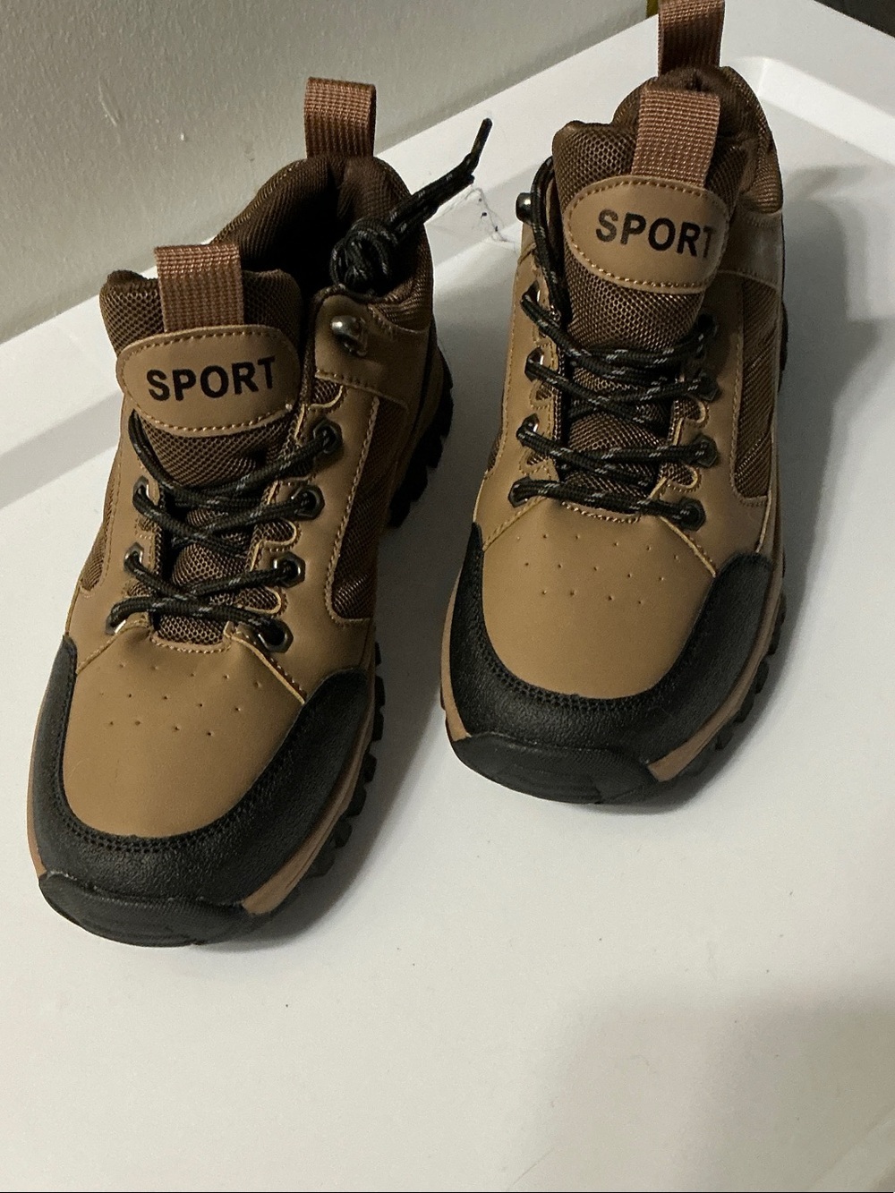 Sporto Unisex Brown and Black Trail Boots size 38